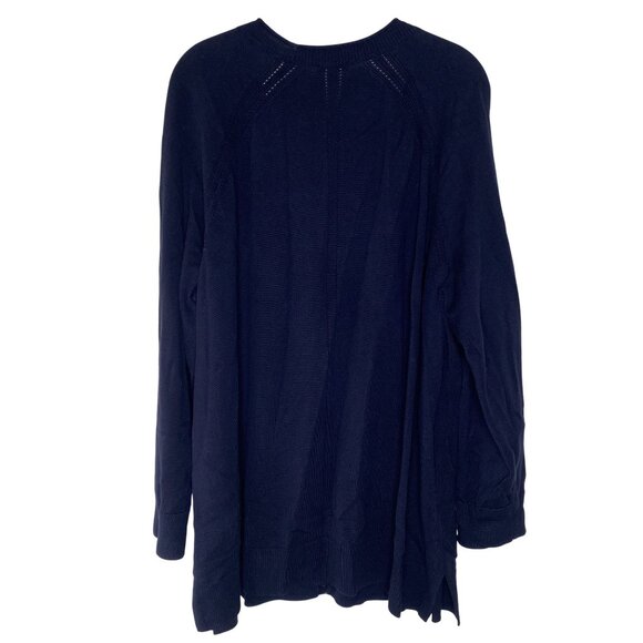 Talbots Plus Petite Button‎ Up Cardigan Womens 3XP Cotton Blend Casual Fall - Picture 2 of 13